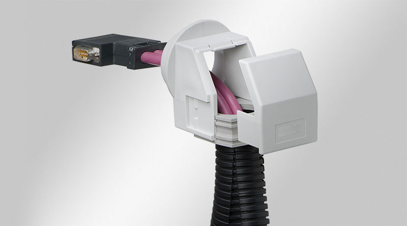 KVT-W90 90度分割式ケーブルグランド 保護等級IP54